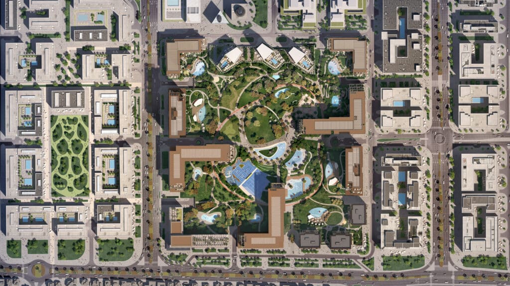 Meraas Castleton Central Park Masterplan